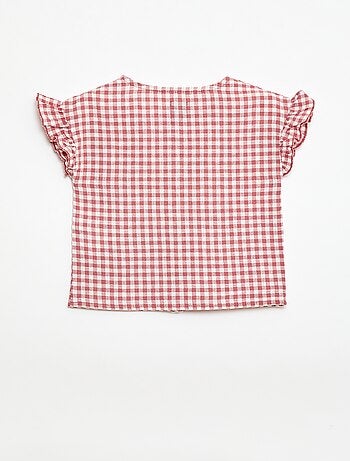 Blusa stampata 'uccelli'