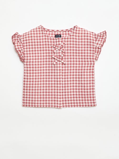Blusa a quadretti vichy - Kiabi