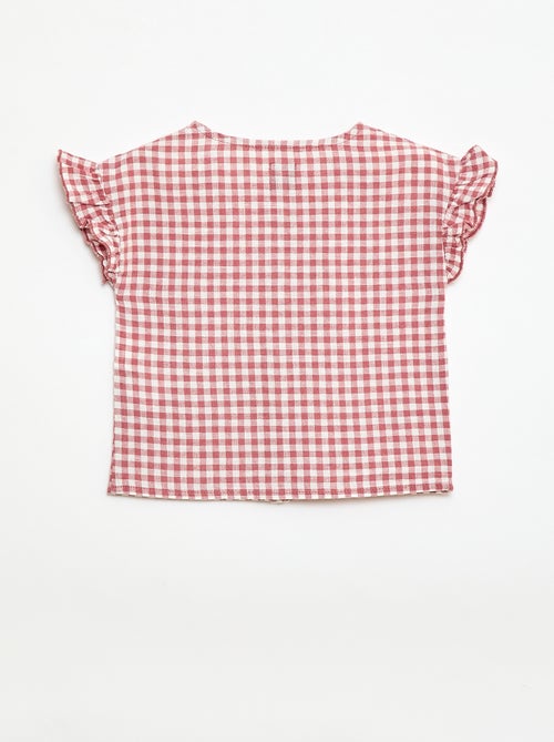 Blusa a quadretti vichy - Kiabi