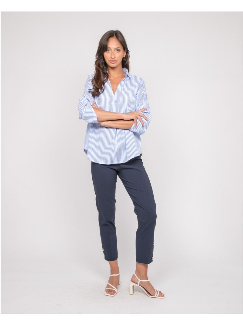 Blusa a righe OVANE Blu - Kiabi