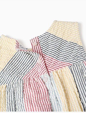 Blusa a righe senza maniche in cotone You&Me