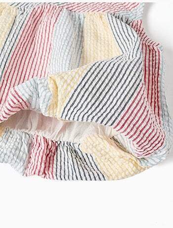 Blusa a righe senza maniche in cotone You&Me