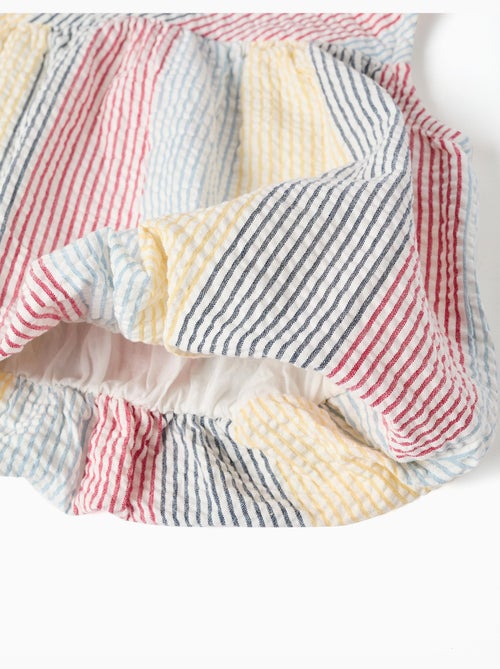 Blusa a righe senza maniche in cotone You&Me - Kiabi Blusa a righe senza maniche in cotone You&Me - Kiabi