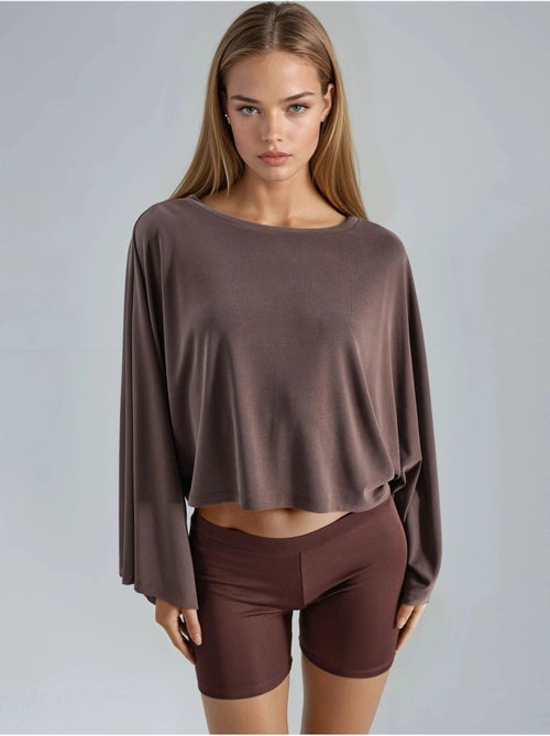 Blusa ampia con scollo a barca busem - Kiabi