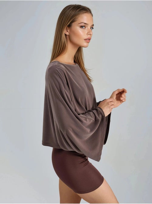 Blusa ampia con scollo a barca busem - Kiabi