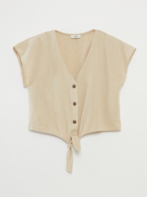 Blusa annodata con scollo a V 'JDY' - Kiabi