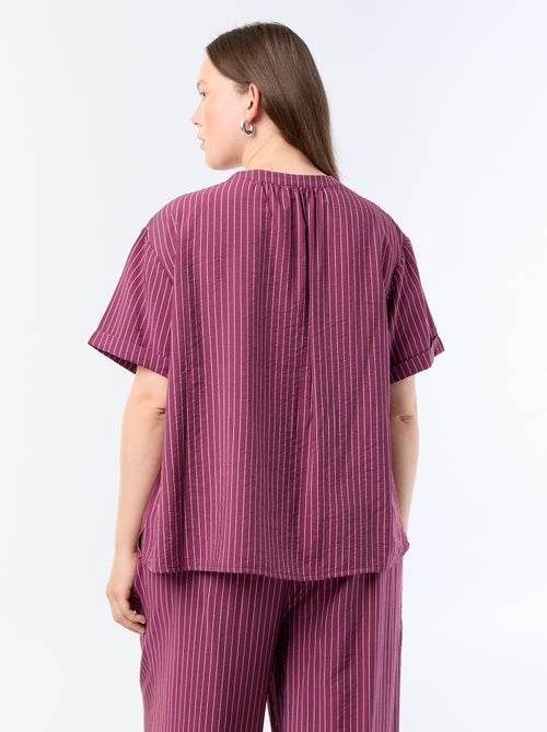 Blusa caftano in viscosa fluida - Kiabi Blusa caftano in viscosa fluida - Kiabi