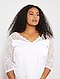     Blusa collo a V con pizzo vista 1
