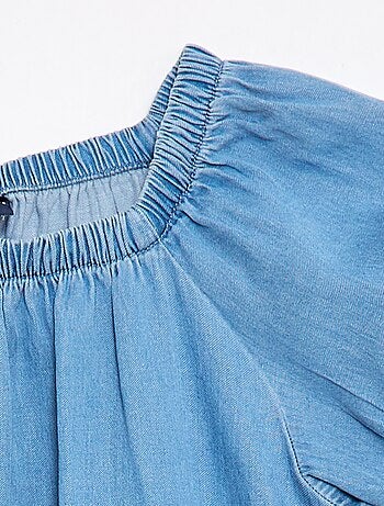 Blusa con colletto e fondo manica elasticizzati - So Easy