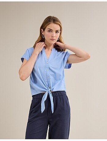 Blusa con lino, MO Fashion