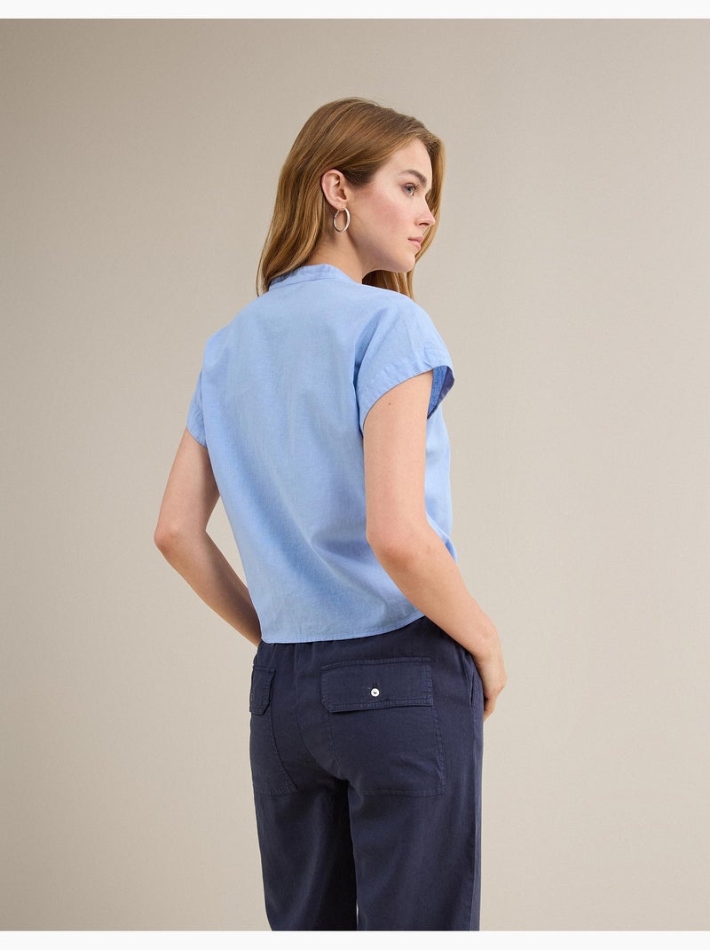 Blusa con lino, MO Fashion Blu - Kiabi