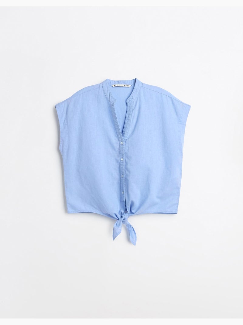 Blusa con lino, MO Fashion Blu - Kiabi