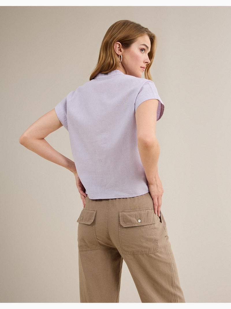 Blusa con lino, MO Fashion Viola - Kiabi