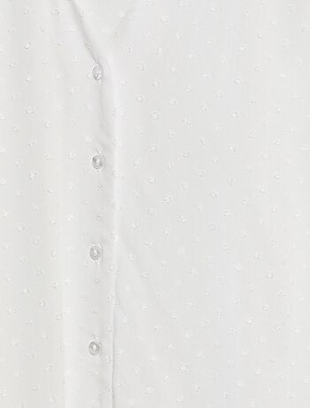 Blusa con maniche arrotolabili in plumetis 'JDY'