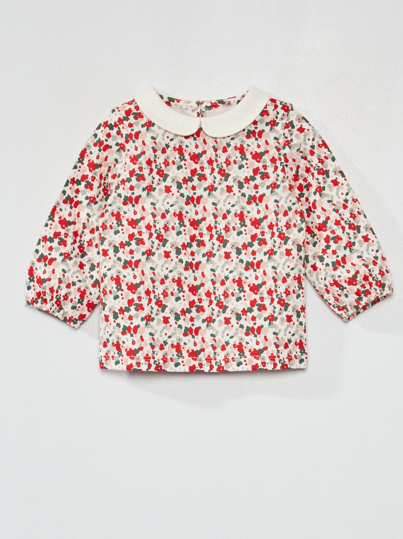 Blusa con motivo ROSSO - Kiabi