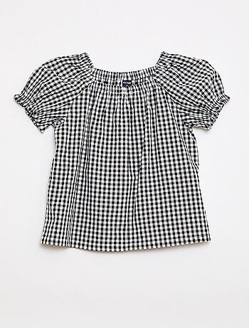 Blusa con scollatura e fondo manica elasticizzati - So Easy