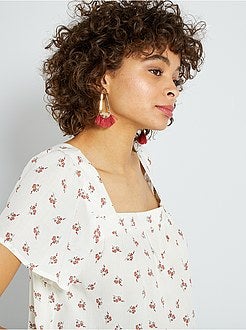 Blusa con scollo quadrato - Kiabi