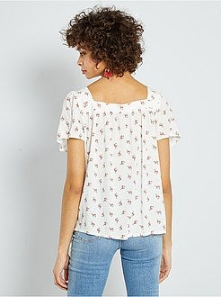 Blusa con scollo quadrato - Kiabi