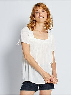 Blusa con scollo quadrato - Kiabi