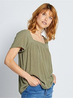 Blusa con scollo quadrato - Kiabi