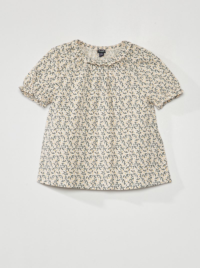 Blusa con stampa BIANCO - Kiabi