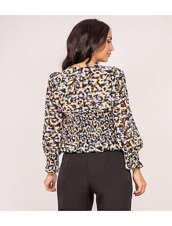 Blusa con stampa FRONKA