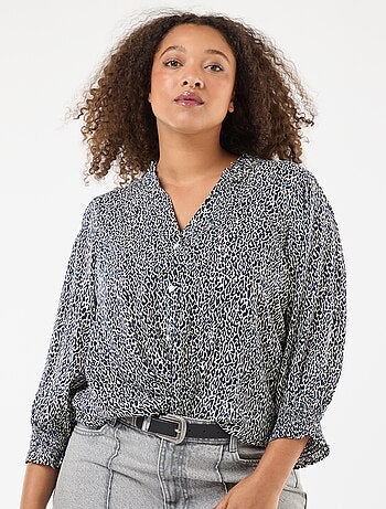 Blusa con stampa leopardata 'Only Carmakoma'