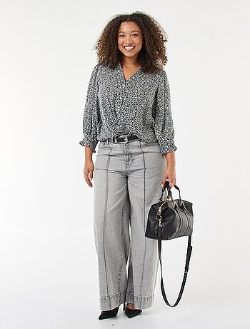 Blusa con stampa leopardata 'Only Carmakoma'