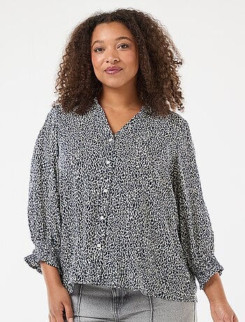 Blusa con stampa leopardata 'Only Carmakoma'