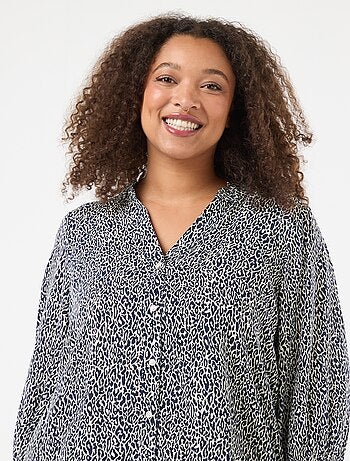 Blusa con stampa leopardata 'Only Carmakoma'