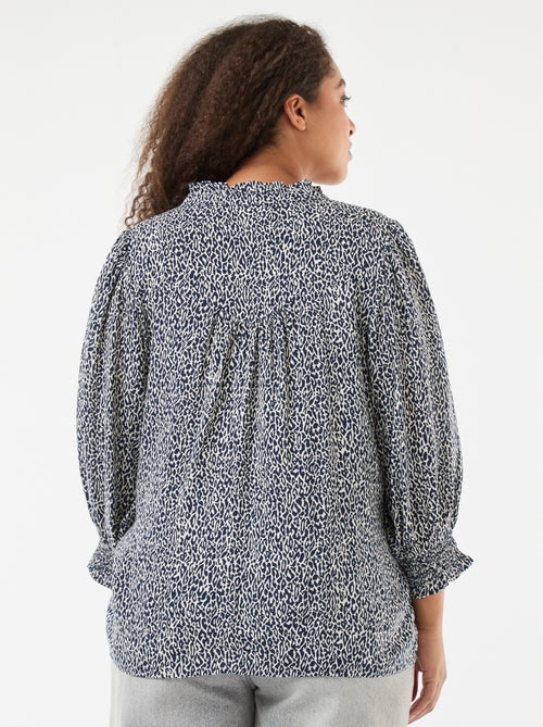 Blusa con stampa leopardata 'Only Carmakoma' - Kiabi