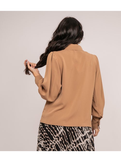 Blusa con volant OKIER - Kiabi