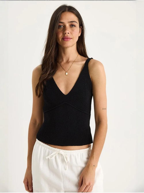 Blusa corta con scollo a v e spalline sottili lucci - Kiabi