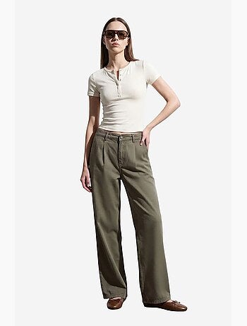 Blusa crop in jersey slim fit dilvin