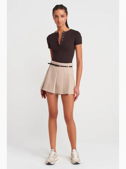 Blusa crop in jersey slim fit dilvin - Kiabi Blusa crop in jersey slim fit dilvin - Kiabi
