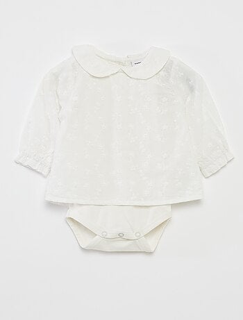 Blusa da cerimonia con body integrato