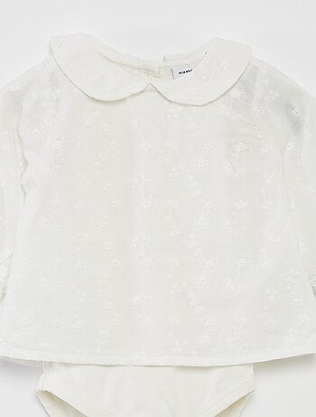 Blusa da cerimonia con body integrato