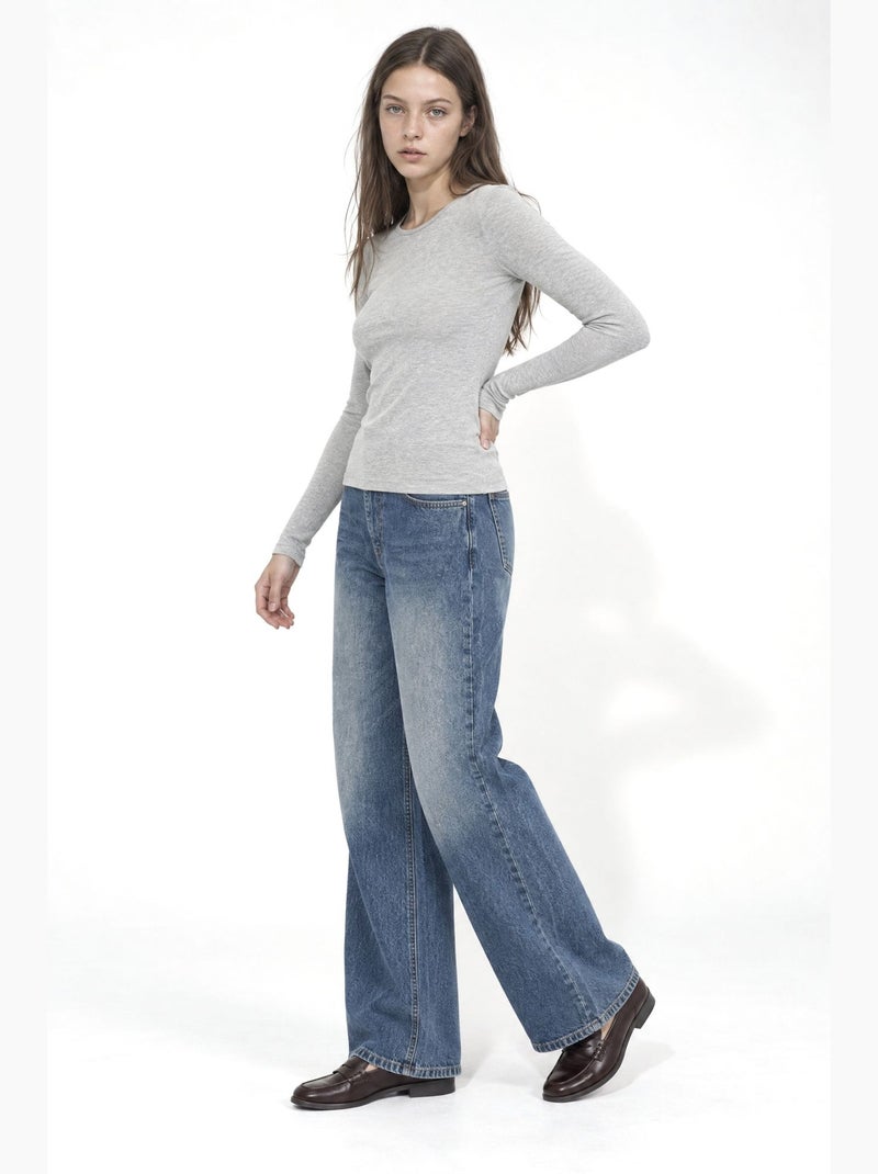 Blusa da donna busem Grigio chiaro - Kiabi