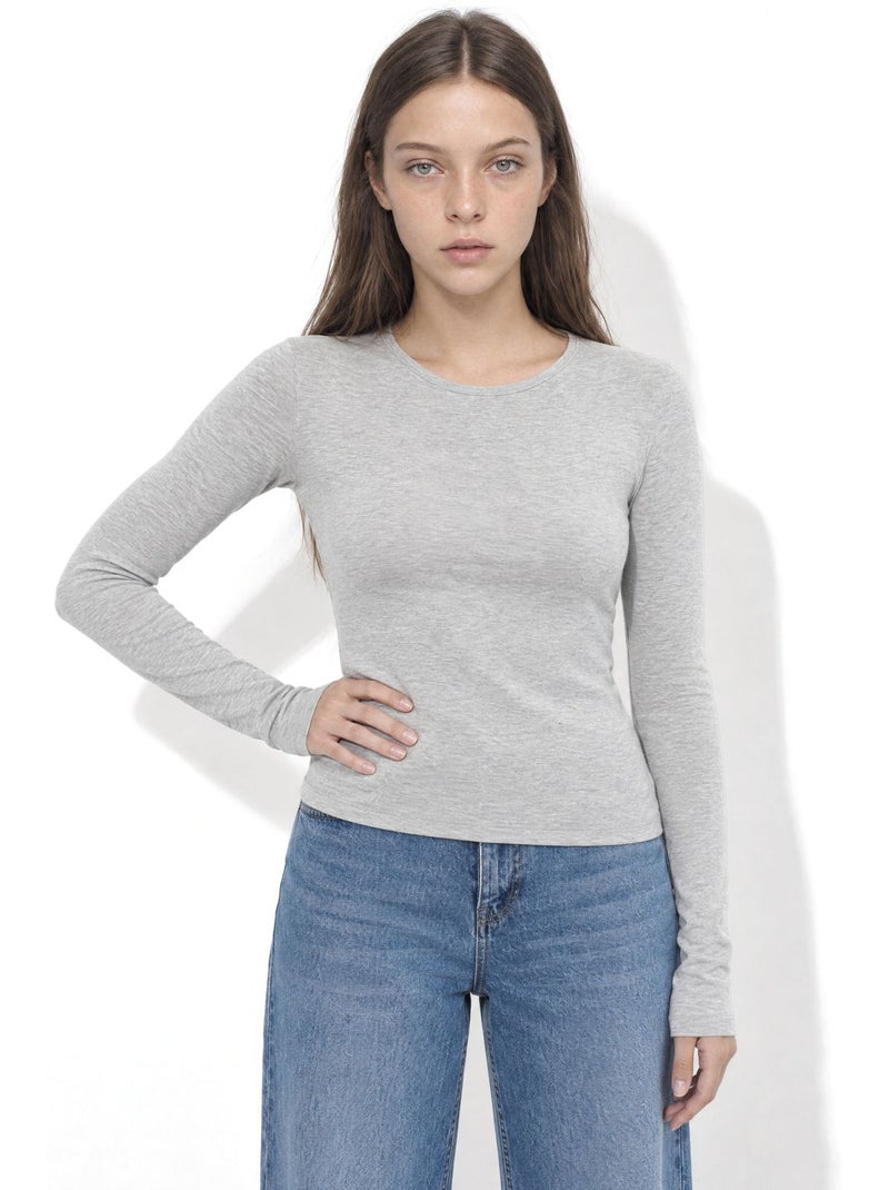 Blusa da donna busem Grigio chiaro - Kiabi