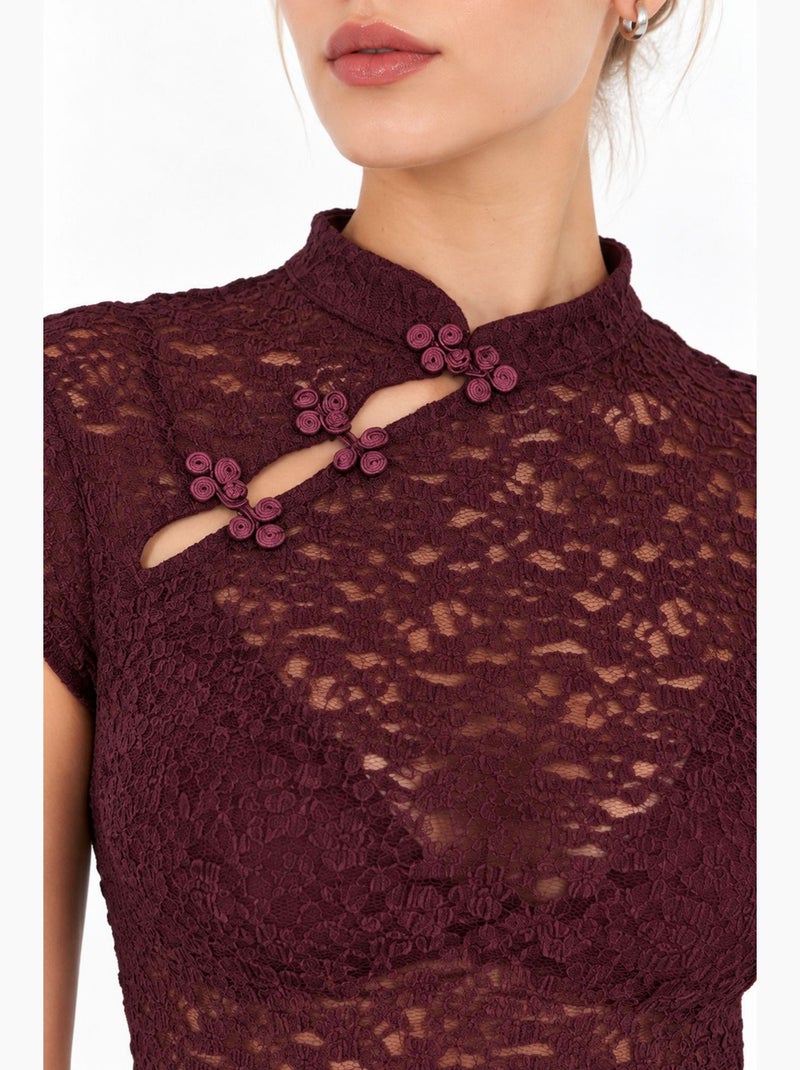 Blusa da donna busem Rosso bordeaux - Kiabi
