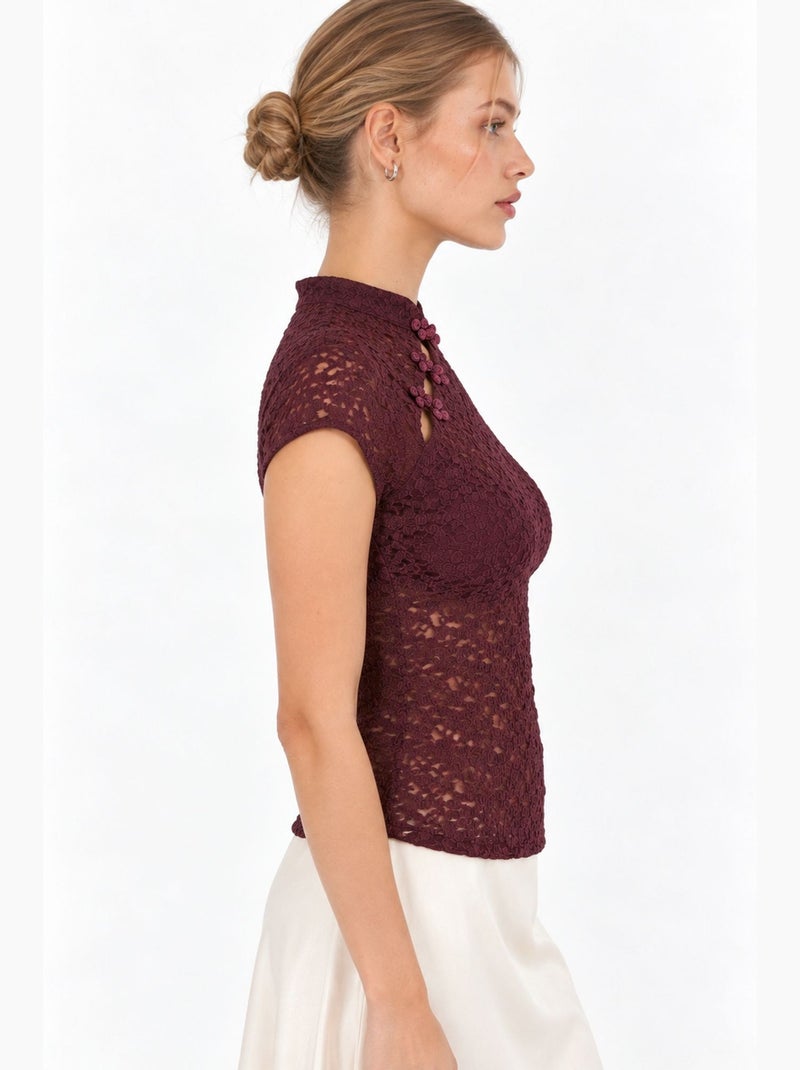 Blusa da donna busem Rosso bordeaux - Kiabi