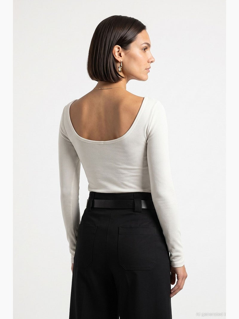 Blusa da donna dilvin Bianco sporco - Kiabi