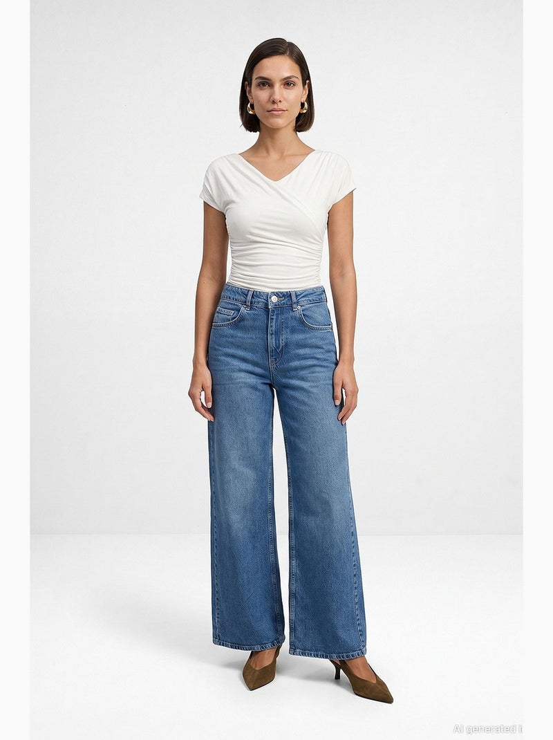Blusa da donna dilvin Ecru - Kiabi