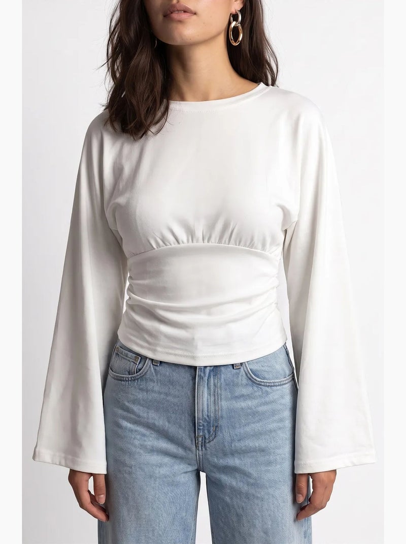 Blusa da donna mixray Bianco sporco - Kiabi
