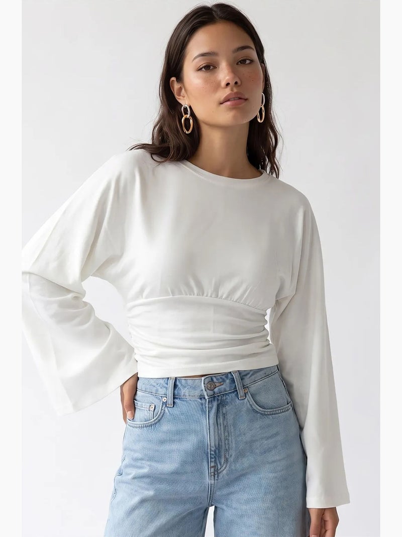 Blusa da donna mixray Bianco sporco - Kiabi
