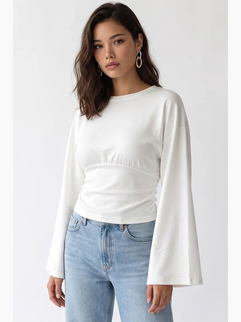 Blusa da donna mixray Bianco sporco - Kiabi