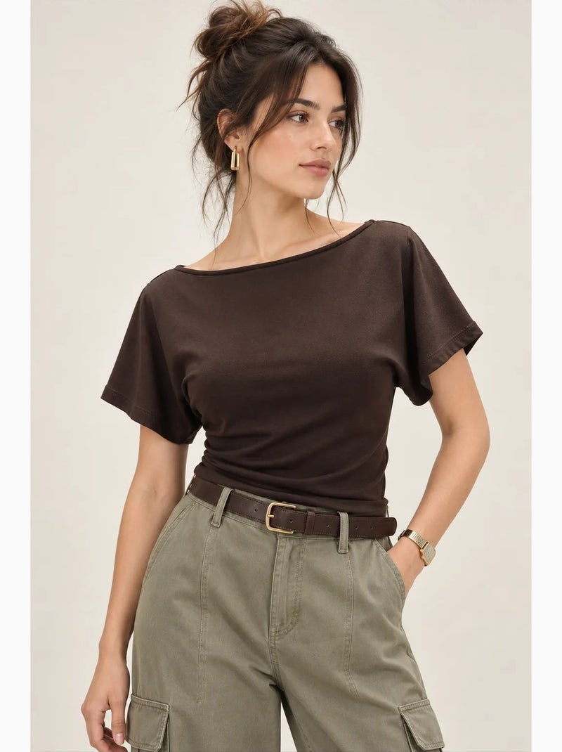 Blusa da donna mixray Marrone cioccolato - Kiabi