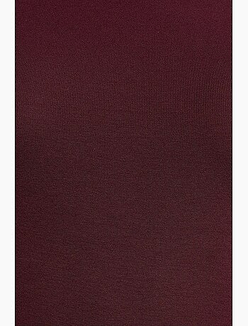 Blusa da donna slim fit con scollo a barca e maniche lunghe dilvin