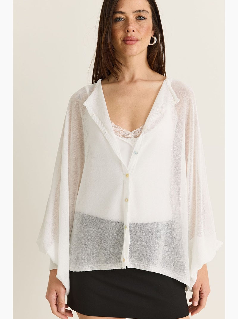 Blusa donna lucci Bianco - Kiabi