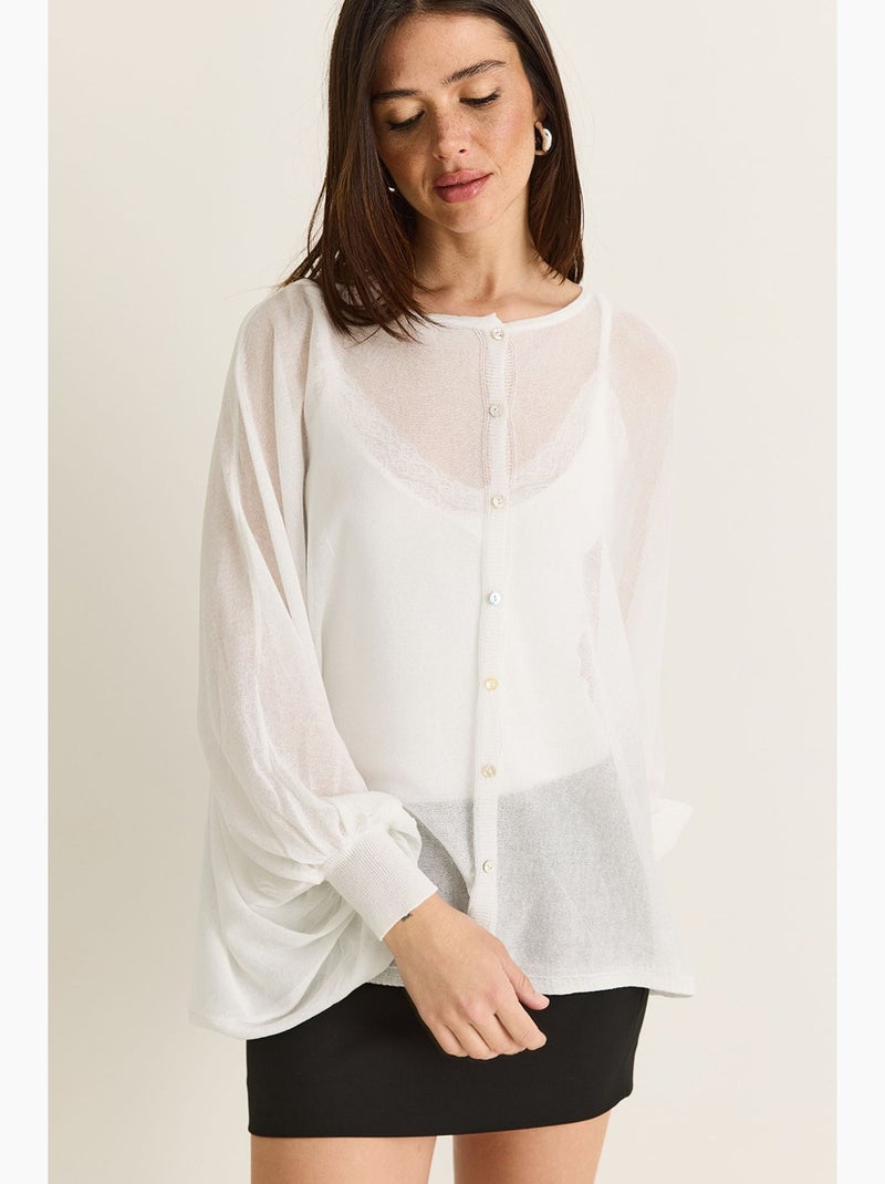 Blusa donna lucci Bianco - Kiabi